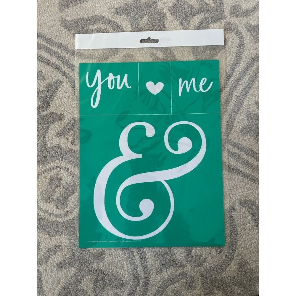 Chalk Couture You & Me January 2020 Club Couture Chalk Transfer B203199 Teal